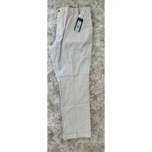 NWT men's Vineyard Vines slim fit breaker pants in Seagull 40x32